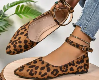 Manoletinas Mujer Animal Print