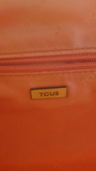 Bolso Tous Piel Marrón y Dorado. Único.