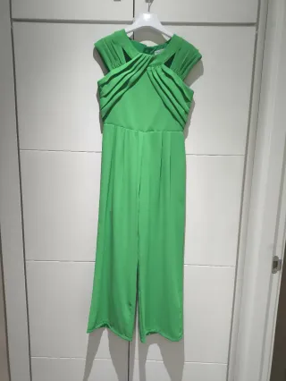 Mono verde elegante para niña de 10 años,