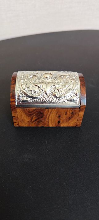 Cofanetto portagioie cassa forte legno