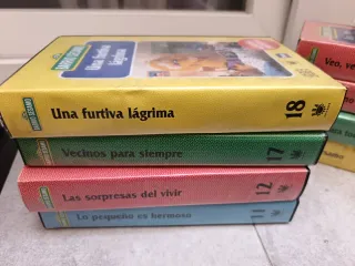 Películas VHS Barrio Sésamo (12 unidades)