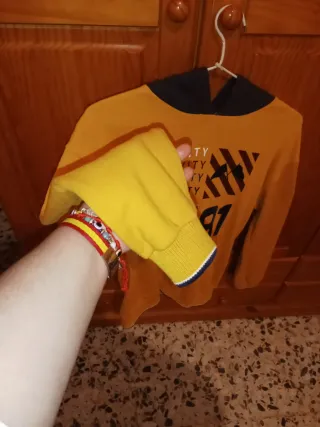 Sudadera Amarilla Gravity Talla M