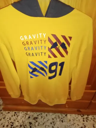 Sudadera Amarilla Gravity Talla M