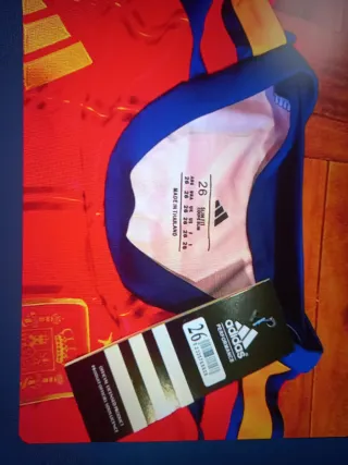 Equipación España Mundial 2026 Niño Adidas