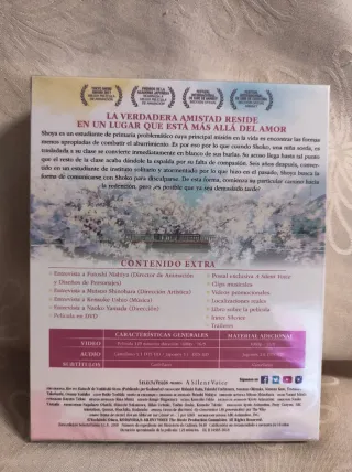 A Silent Voice Edición Coleccionista Blu-ray DVD