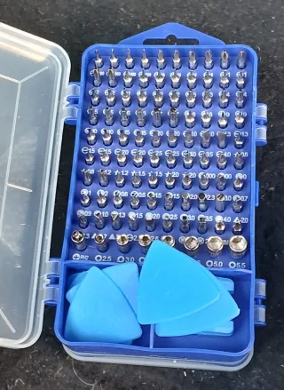 Juego destornilladores de precisión 115 piezas