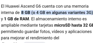 Telefono Huawei G6 Bianco