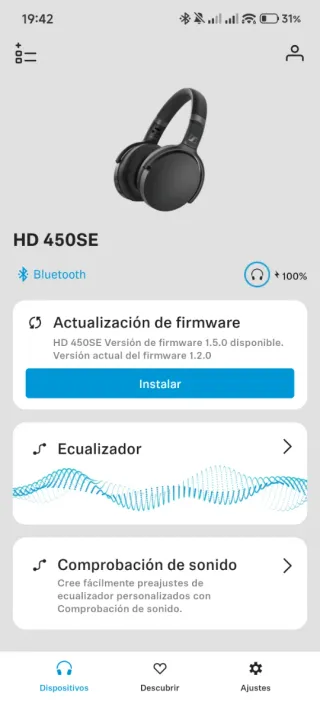Cascos Sennheiser HD 450SE Wireless Negros
