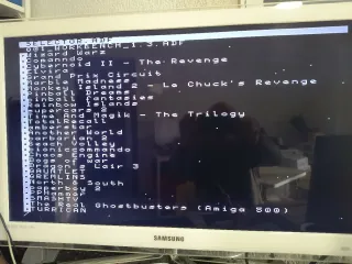 Commodore Amiga 500 con Gotek y juegos