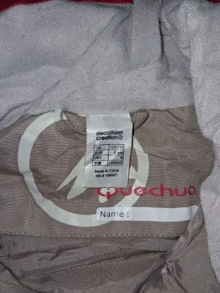 Mono de nieve Quechua T8 Rojo/beige