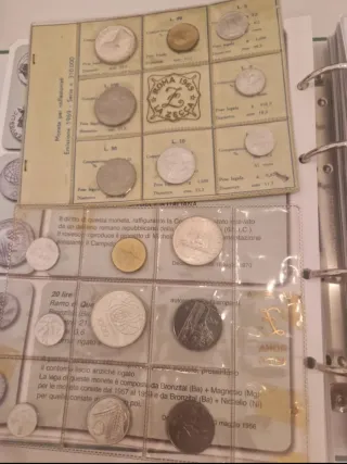 Lotto Monete Lira Italiana