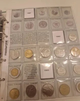 Lotto Monete Lira Italiana