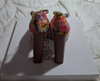 Sandali donna fantasia floreale