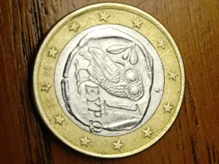 Moneda 1 Euro Grecia Búho 2002 S