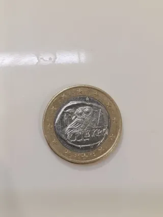 Moneda 1 Euro Grecia Búho 2002 S
