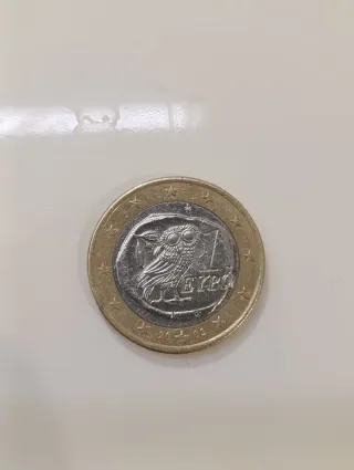 Moneda 1 Euro Grecia Búho 2002 S