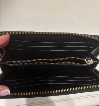 Monedero Bimba y Lola Negro Cremallera Dorada