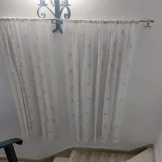 Cortina 150x150cm con barra