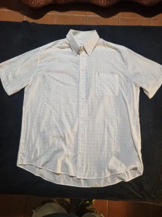 Camisa YSL pour homme blanca