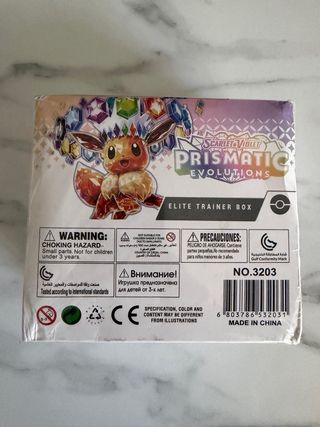 Box 36 bustine Pokémon Evoluzioni Prismatiche