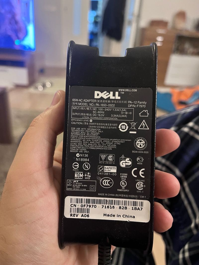 Cargador Dell 65W PA-12
