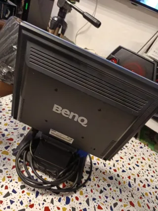Monitor BenQ 15 Argento/Nero LCD Vintage