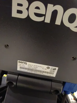 Monitor BenQ 15 Argento/Nero LCD Vintage