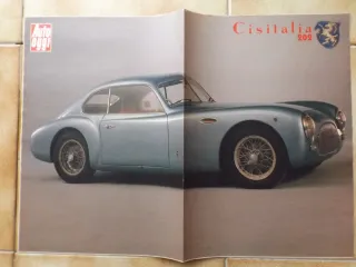 Poster auto paginone centrale Auto Oggi anni '90 3