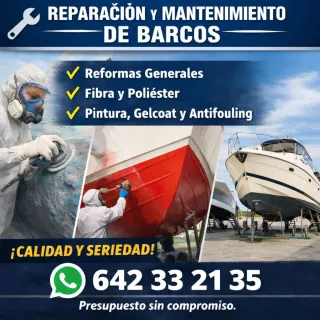 ⚒️Realizamos trabajos integrales en embarcaciones