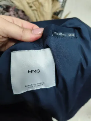 Gabardina hombre azul