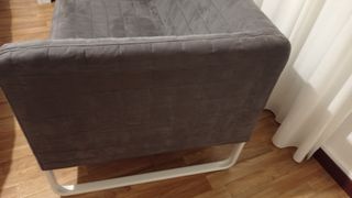Sofá Sillón Tela Gris