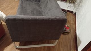 Sofá Sillón Tela Gris