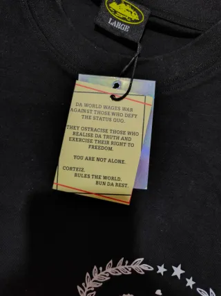 Camiseta Corteiz Manga Larga Negra