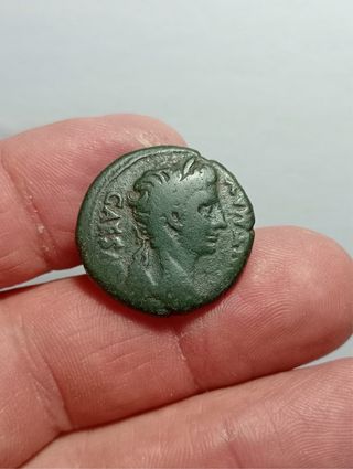 Moneda romana Tiberio