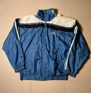 Vintage 90s Adidas Colorblock Windbreaker Jacket