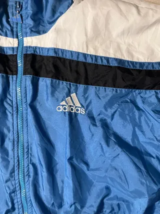 Vintage 90s Adidas Colorblock Windbreaker Jacket