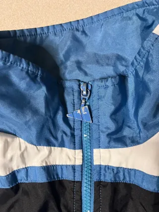 Vintage 90s Adidas Colorblock Windbreaker Jacket