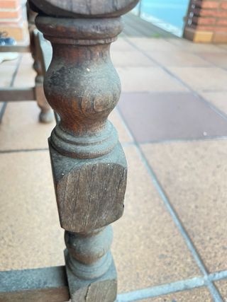 Banco rústico antiguo