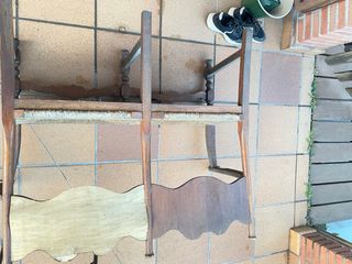 Banco rústico antiguo