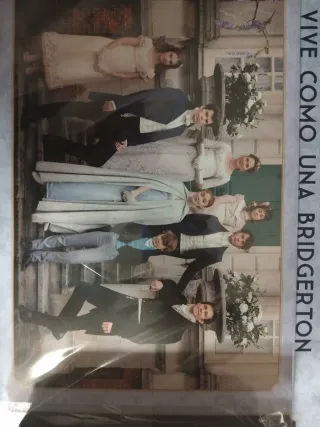 Taza y plato porcelana Bridgerton