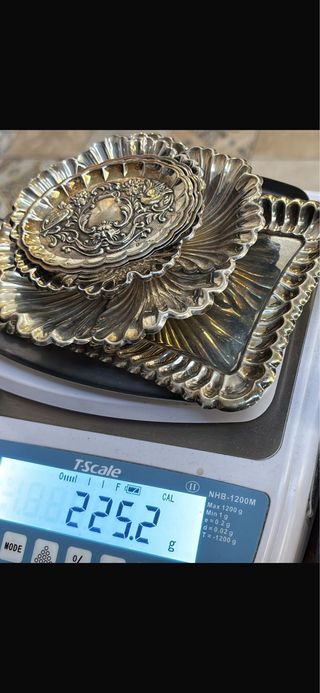 Juego Bandejas Plata Ley