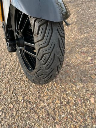 Moto Scooter 49cc Negra y Azul