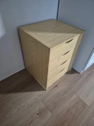 Cajonera de madera 4 cajones