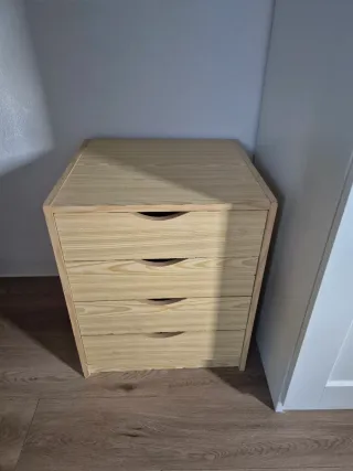 Cajonera de madera 4 cajones