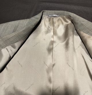 Traje Emidio Tuccy Príncipe de Gales-pantalón Liso