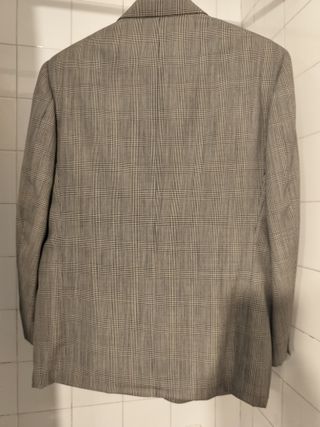 Traje Emidio Tuccy Príncipe de Gales-pantalón Liso