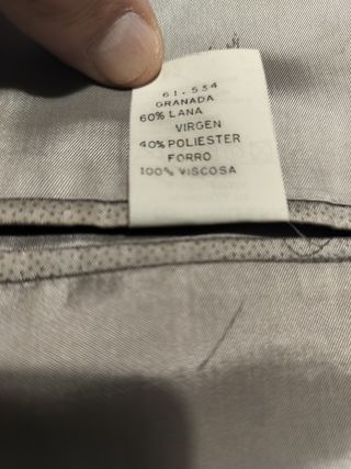 Traje Emidio Tuccy Príncipe de Gales-pantalón Liso