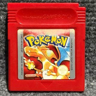 Pokémon Rojo Nintendo Game Boy DMG-APAS-ESP