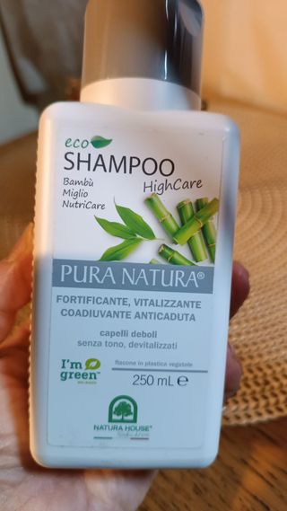 Eco Shampoo Pura Natura Bambù Miglio 250ml