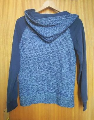 Sudadera Cremallera H&M Azul Jaspeado Talla 170